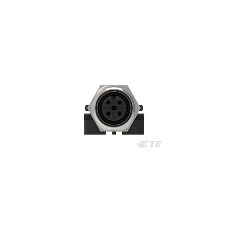 Te Connectivity M12.FMLE.PNLREAR.ACODE.4P.PCBSTD.SRT.SHL 3-2172078-2